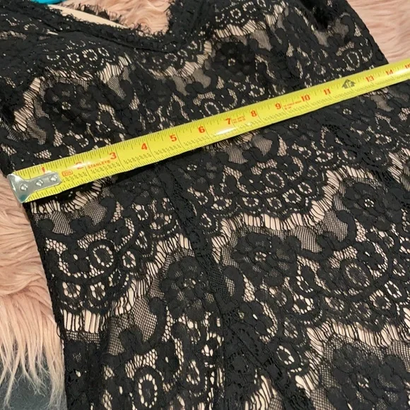 Betsy & Adam Women's Lace-Overlay Tulle A-Line Dress - Picture 5 of 8